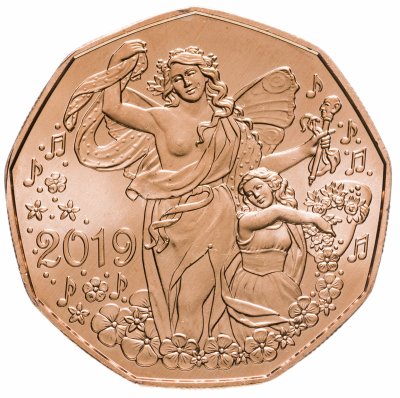 купить Австрия 5 евро 2019 Жизнерадостность
