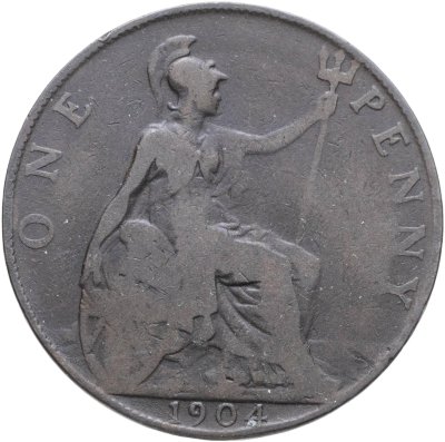 купить Великобритания 1 пенни (penny) 1904