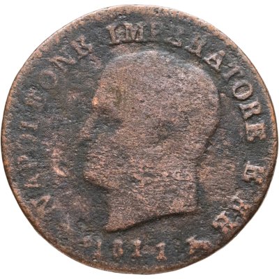 купить Наполеоновская Италия 1 чентезимо 1811