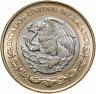 Купить Мексика 10 песо 2021 "Камень Солнца с маской Бога Тонатиу"