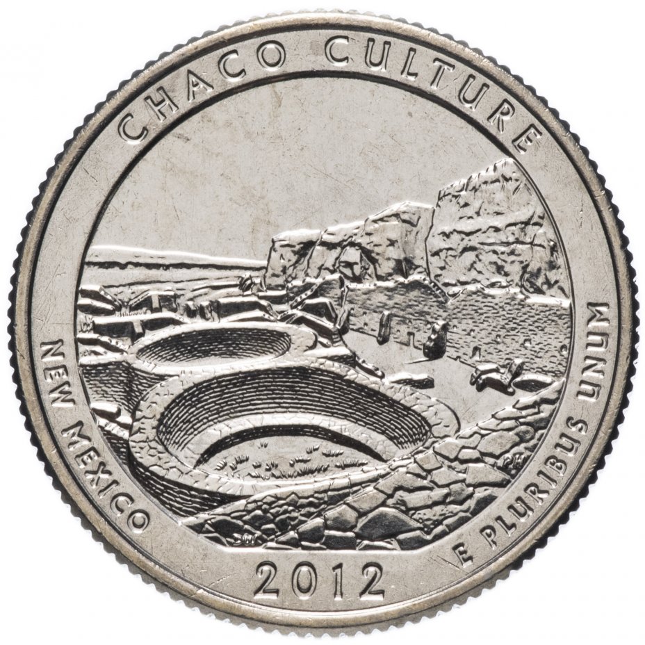 купить США 1/4 доллара (25 центов, квотер) 2012 S — "Национальный исторический парк Чако" (12-й парк)