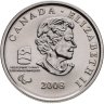 Купить Канада 25 центов (cents) 2008 "Ванкувер 2010 Олимпийские талисманы - Суми"