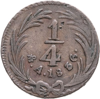 купить Мексика 1/4 реала 1836