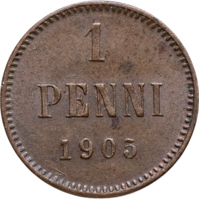 купить Финляндия 1 пенни (penny) 1905