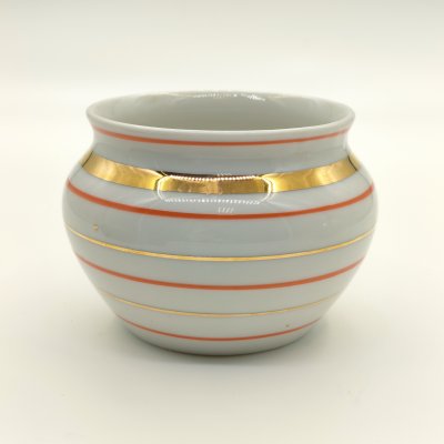 купить Ваза "Радиоволны", фарфор, обводка, золочение, Дмитровский фарфоровый завод (ДФЗ Вербилки), СССР, 1965-1991 гг.