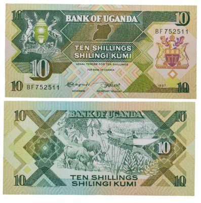 купить Уганда 10 шиллингов 1987