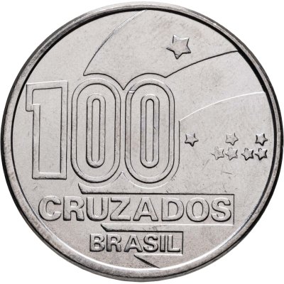 купить Бразилия 100 крузадо (cruzados) 1988 100 лет отмены рабства, дети