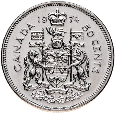 купить Канада 50 центов 1974