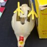 Купить Игрушка заводная "Белая курочка" в оригинальной коробке, пластик, металл, картон, СССР, 1967 г.