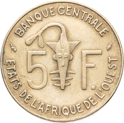 купить Западная Африка (BCEAO) 5 франков (francs) 1976