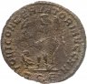 Купить Римская Империя, Константин I, 306–337 гг, фоллис (реверс: Юпитер стоит, в правой руке - Виктория на шаре)