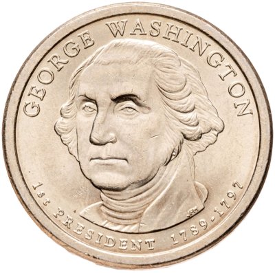 купить США 1 доллар (dollar) 2007 "Джордж Вашингтон (1-й президент США)"