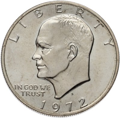 купить США 1 доллар 1972 "Эйзенхауэр, серебряный доллар"