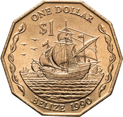 купить Белиз 1 доллар (dollar) 1990