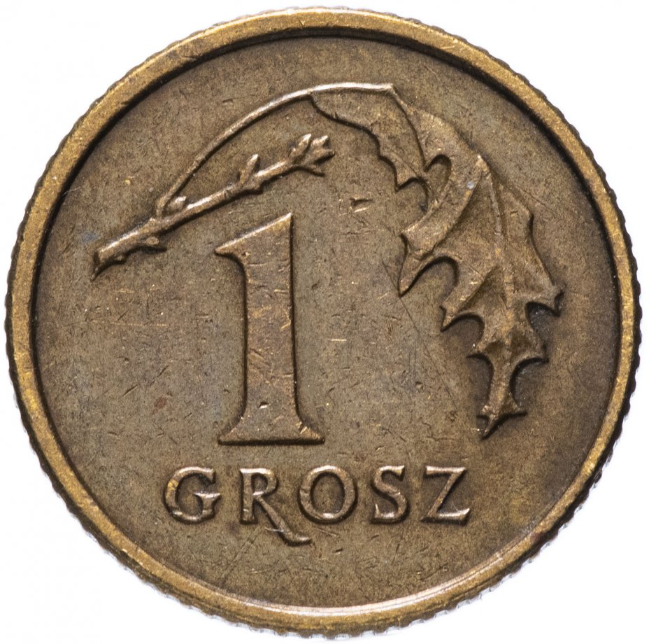 купить Польша 1 грош (grosz) 1990-2014, случайная дата