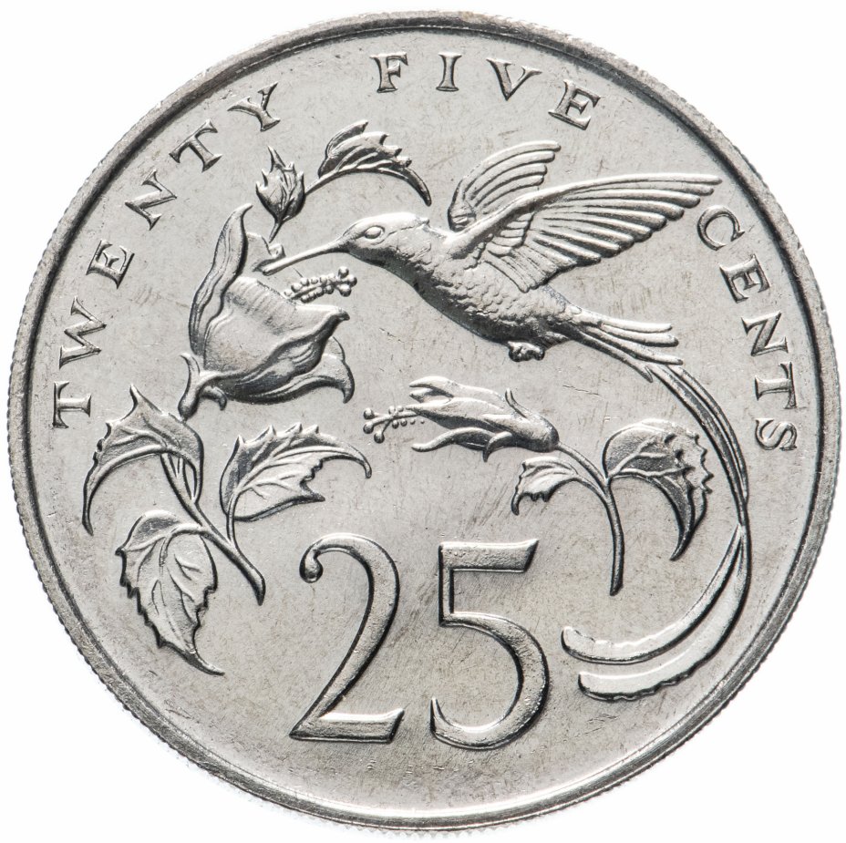 купить Ямайка 25 центов (cents) 1987