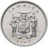 Купить Ямайка 25 центов (cents) 1987