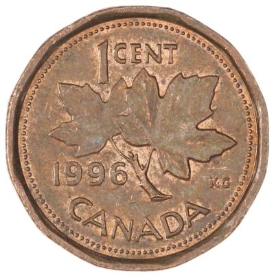 купить Канада 1 цент (cent) 1996