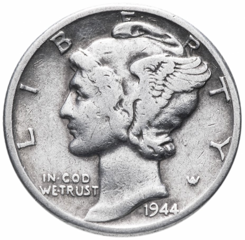 купить США 10 центов 1944
