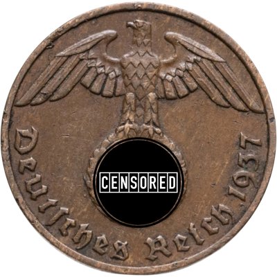 купить Германия (Третий рейх) 1 рейхспфенниг (reichspfennig) 1937 F