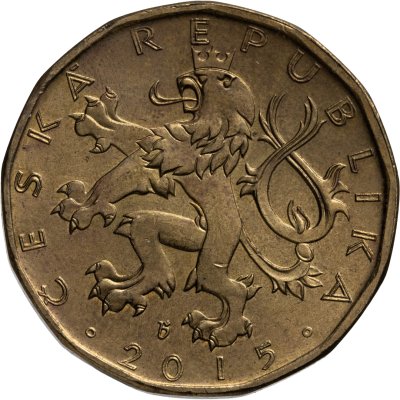 купить Чехия 20 крон (korun) 2015