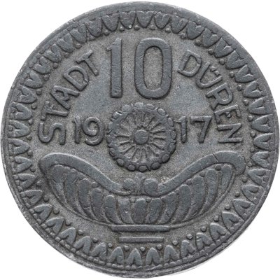 купить Германия "Дюрен" 10 пфеннигов 1917 нотгельд
