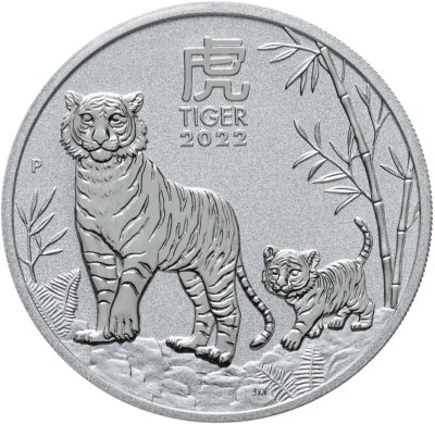 купить Австралия 1 доллар 2022 "Год тигра - Тигр с тигренком"