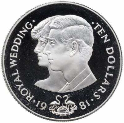 купить Багамские острова 10 долларов (dollars) 1981