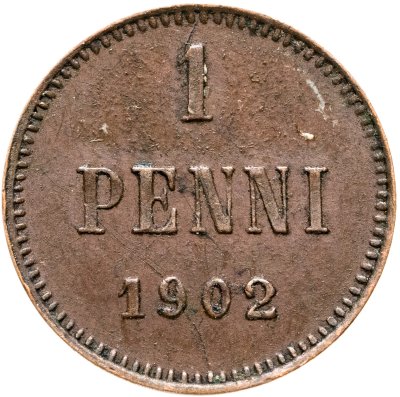 купить 1 пенни (penni) 1902 Российская Финляндия