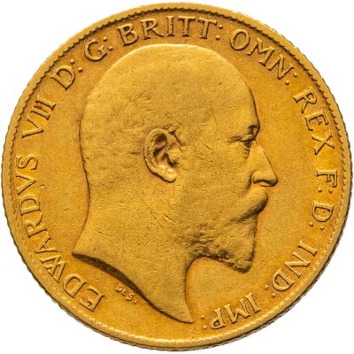 купить Великобритания 1/2 соверена (полсоверена, half sovereign) 1906