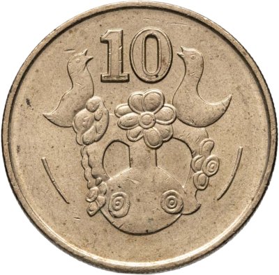 купить Кипр 10 центов (cents) 1998