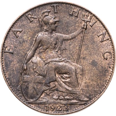 купить Великобритания 1 фартинг (farthing) 1923