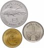 Купить Коморские острова набор из 3-х монет 1992-1994