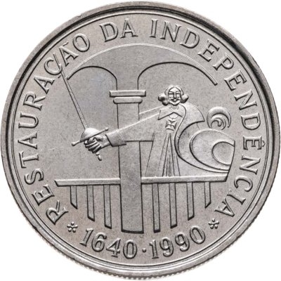 купить Португалия 100 эскудо (escudos) 1990 350 лет со дня восстановления португальской независимости