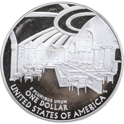 купить США 1 доллар 2005 "170 лет со дня смерти Джона Маршалла" в капсуле