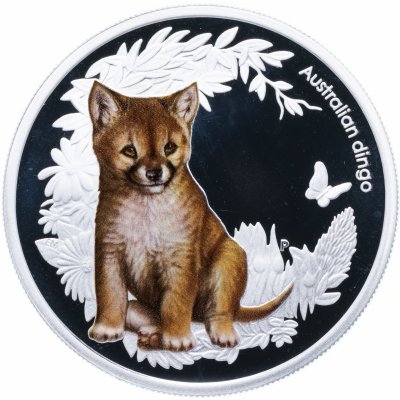 купить Австралия 50 центов (cents) 2011 "Детеныш собаки динго" в капсуле и футляре с сертификатом