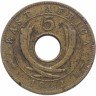 Купить Восточная Африка 5 центов 1922