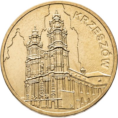 купить Польша 2 злотых 2010 "Памятники Польши - Кшешув"