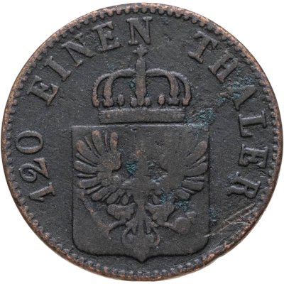 купить Германия, Пруссия 3 пфеннига 1853