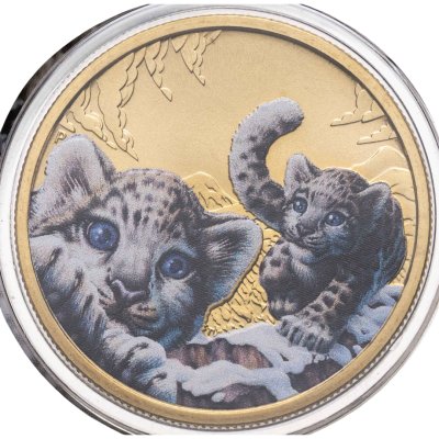 купить Тувалу 1 доллар 2016 "Снежный барс»