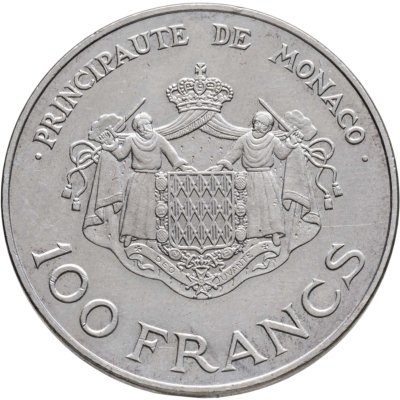 купить Монако 100 франков (francs) 1982 Наследник престола Принц Альберт