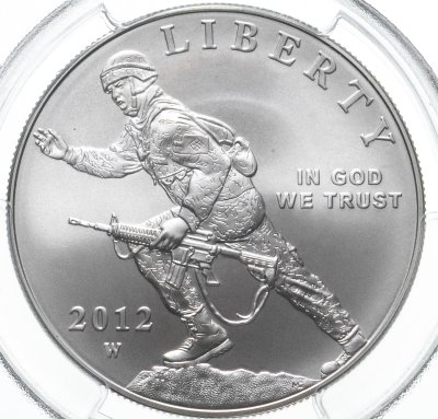 Купить США 1 доллар (dollar) 2012  Морской пехотинец