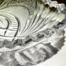 Купить Салатник/глубокое блюдо для закусок с рельефным декором, хрусталь, алмазная грань, СССР, 1970-1990 гг.