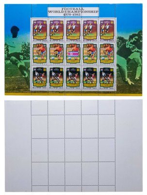 купить Южная Корея марки квартблок "Чемпионат мира по футболу 1978-1982"
