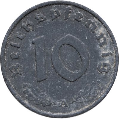 купить Германия, Третий рейх 10 рейхспфеннигов (reichspfennig) 1942 A