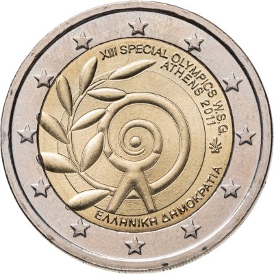 купить Греция 2 euro (евро) 2011 Всемирные летние Специальные Олимпийские игры