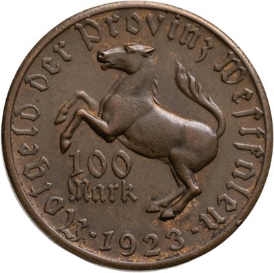 купить Германия, Вестфалия 100 марок 1923
