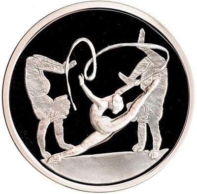 Купить Греция 10 евро 2004 "XXVIII летние Олимпийские Игры, Афины 2004 - художественная гимнастика"