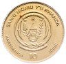 Купить Руанда 10 франков 2021 60-лет антилопе