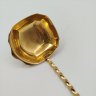 Купить Ложка (половник) для соуса с витиеватой ручкой, латунь, Европа, 1970-1990 гг.